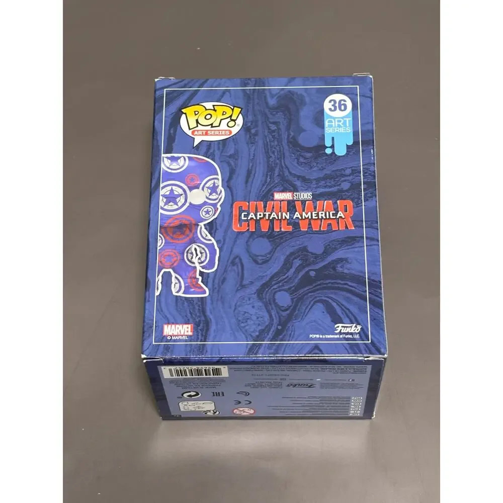 Funko POP! Marvel Art Series Captain America #36 Target Exclusive Vinyl Figure